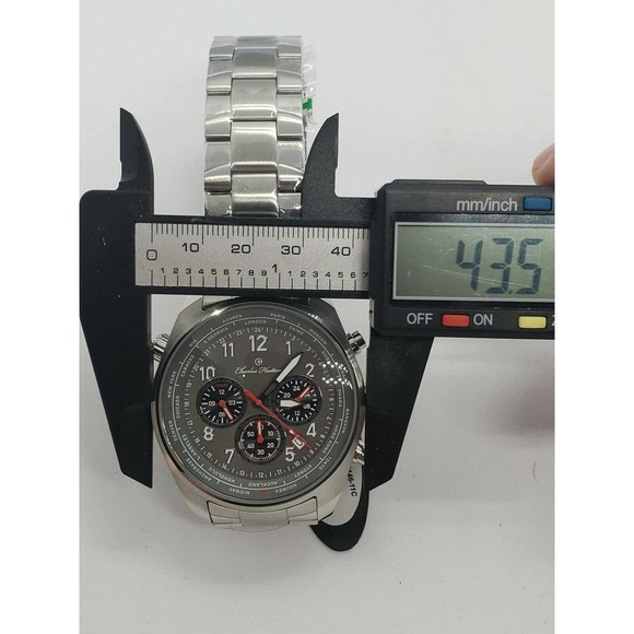 Charles Hutton Aristocrat Dual Time Men's Watch - Picture 7 of 8